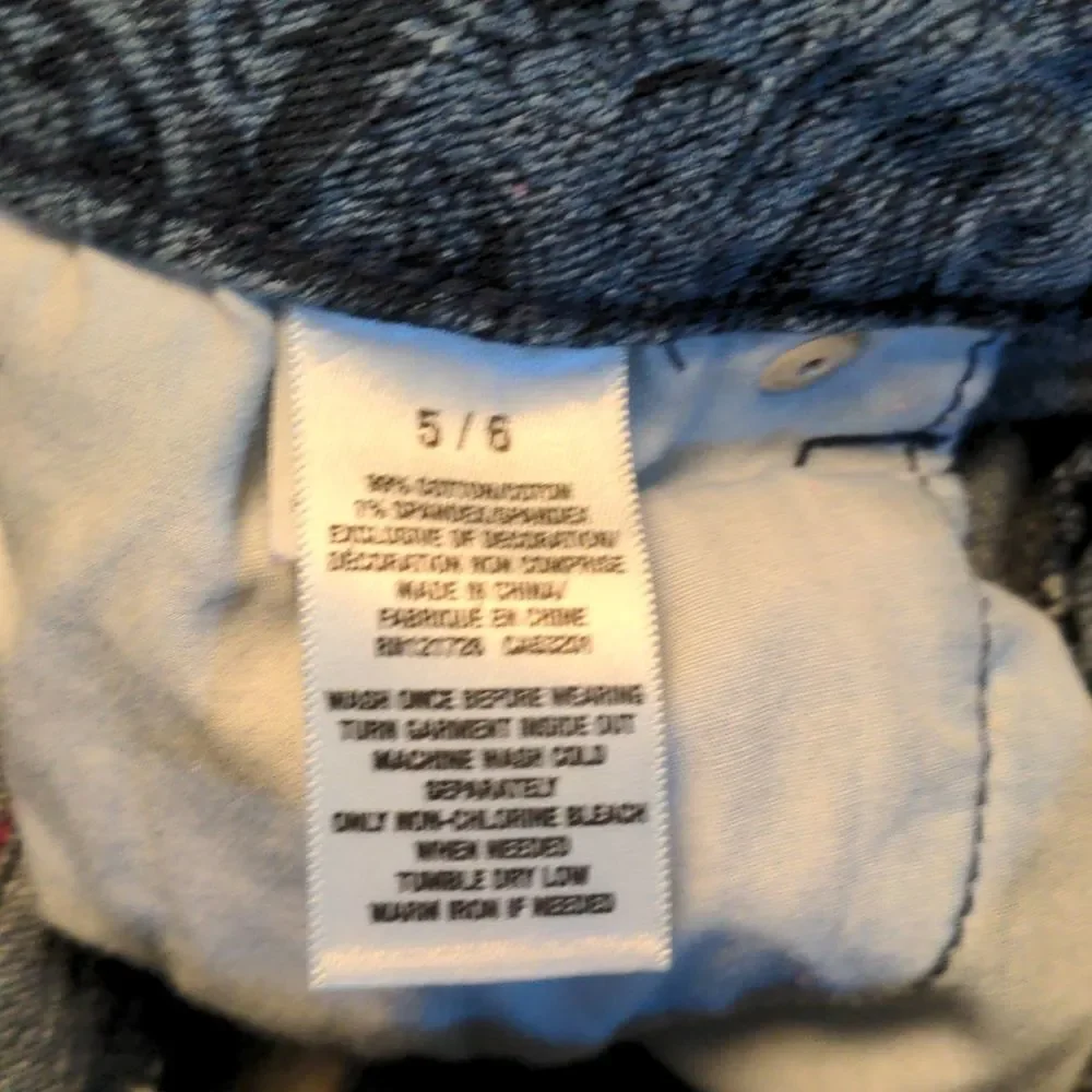 Aeropostale womens Printed jean shorts size 5/6🌈5 for $25‎
